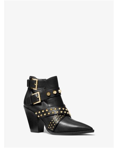 michael kors dover boot|Dover Leather Ankle Boot .